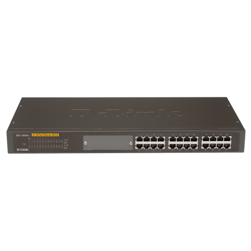 switch D-LINK used-DES-1024R black 24port (استعمال خارج )